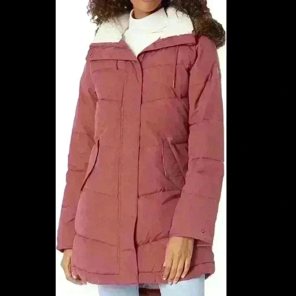 Roxy Ellie Waterproof Longline Puffer Jacket- Size S